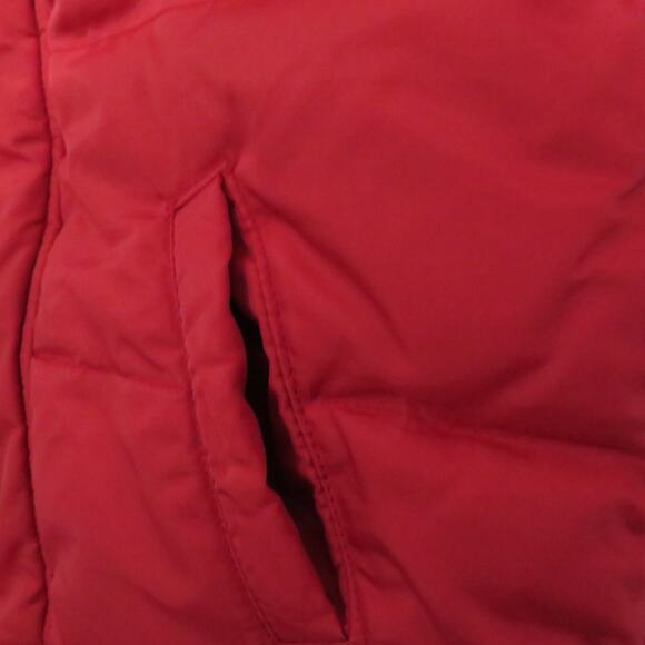 Baby GAP Baby Sz 24M Red Puffer Quilted Jacket Zippered Front - Picture 3 of 7